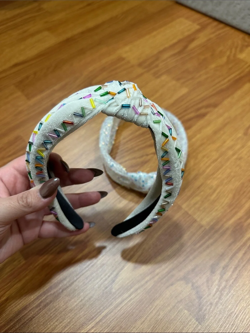 Embellished Headbands - Set of 2